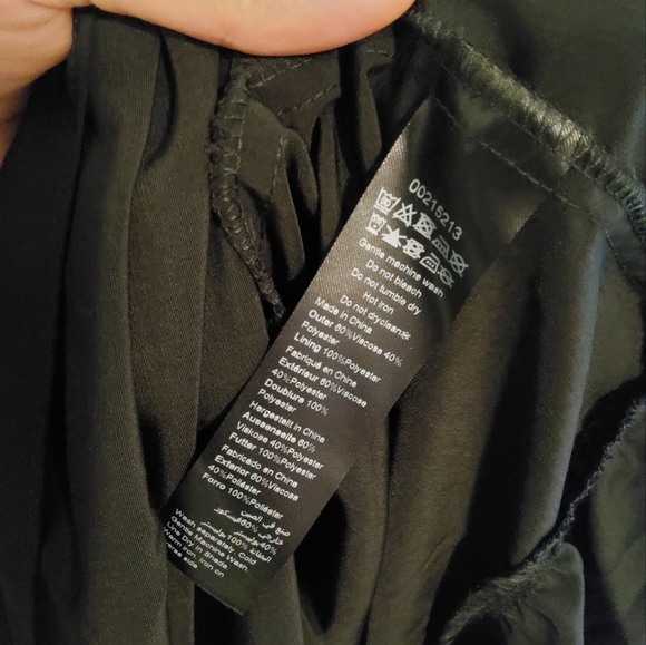 NWT Arna York Black Maxi Willow Dress Size 16 - Picture 5 of 5